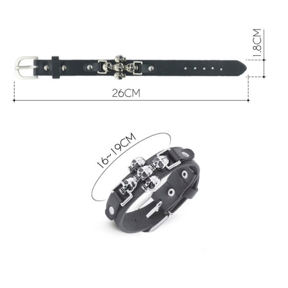 Skull Man Bracelet - Overkill Black - Picture 4 of 5